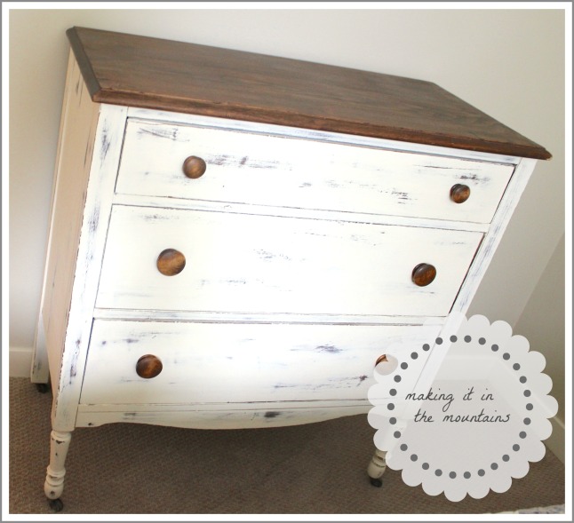 Dresser Makeover @ making it in the mountains